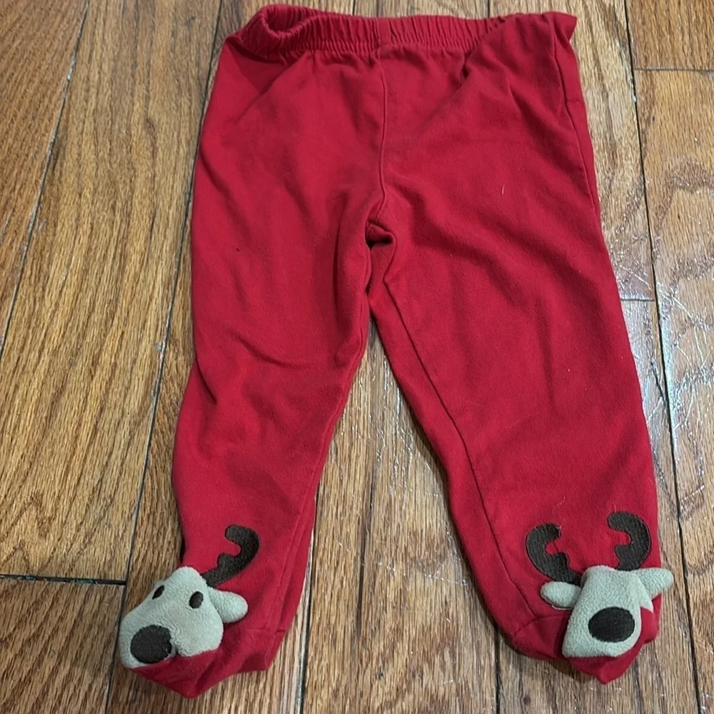 6-9 months “My First Christmas first Christmas” outfit- pants and long sleeve